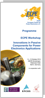 ECPE Workshop: Innovations in Passive Components for Power Electronics Applications