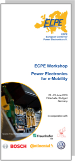 ECPE Workshop: Power Electronics for e-Mobility