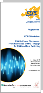 ECPE Workshop: EMC in PE: From Harmonics to MHz – Design for EMC and Fast Switching