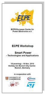 ECPE Workshop: Smart Power - Technologies and Applications