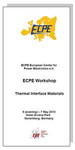 ECPE Workshop: Thermal Interface Materials