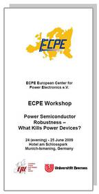 ECPE Workshop: Power Semiconductor Robustness – What Kills Power Devices?