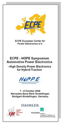 ECPE Workshop: HOPE Symposium Automotive Power Electronics
