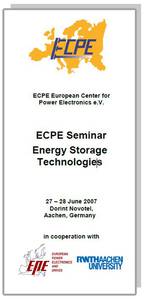 ECPE Workshop:  Energy Storage Technologies