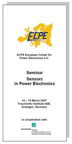 ECPE Workshop: Sensors in Power Electronics