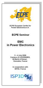 ECPE Workshop: EMC in Power Electronics