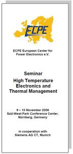 ECPE Workshop: High Temperature Electronics and Thermal Management