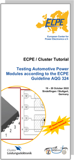 ECPE / Cluster Tutorial: Testing Automotive Power Modules according to the ECPE Guideline AQG 324 | FULLY BOOKED
