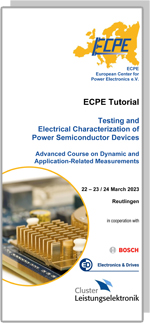 FULLY BOOKED | ECPE Tutorial: Testing and Electrical Characterization of Power Semiconductor Devices