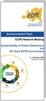ECPE Network Meeting: Sustainability in Power Electronics and 20 Years ECPE Anniversary