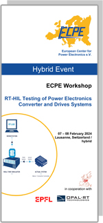 RT-HIL Testing of Power Electronics Converter and Drives Systems | ECPE Hybrid Workshop