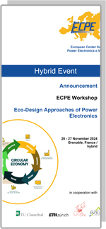 Eco-Design Approaches of Power Electronics | ECPE Hybrid Workshop