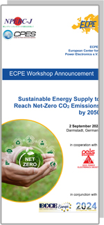 Sustainable Energy Supply to Reach Net-Zero CO2 Emissions by 2050 | ECPE Workshop